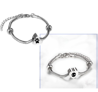 Custom Paw or Nose Print Bracelets – Tagged Custom Bracelet