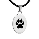 Oval Paw or Nose Print Charm